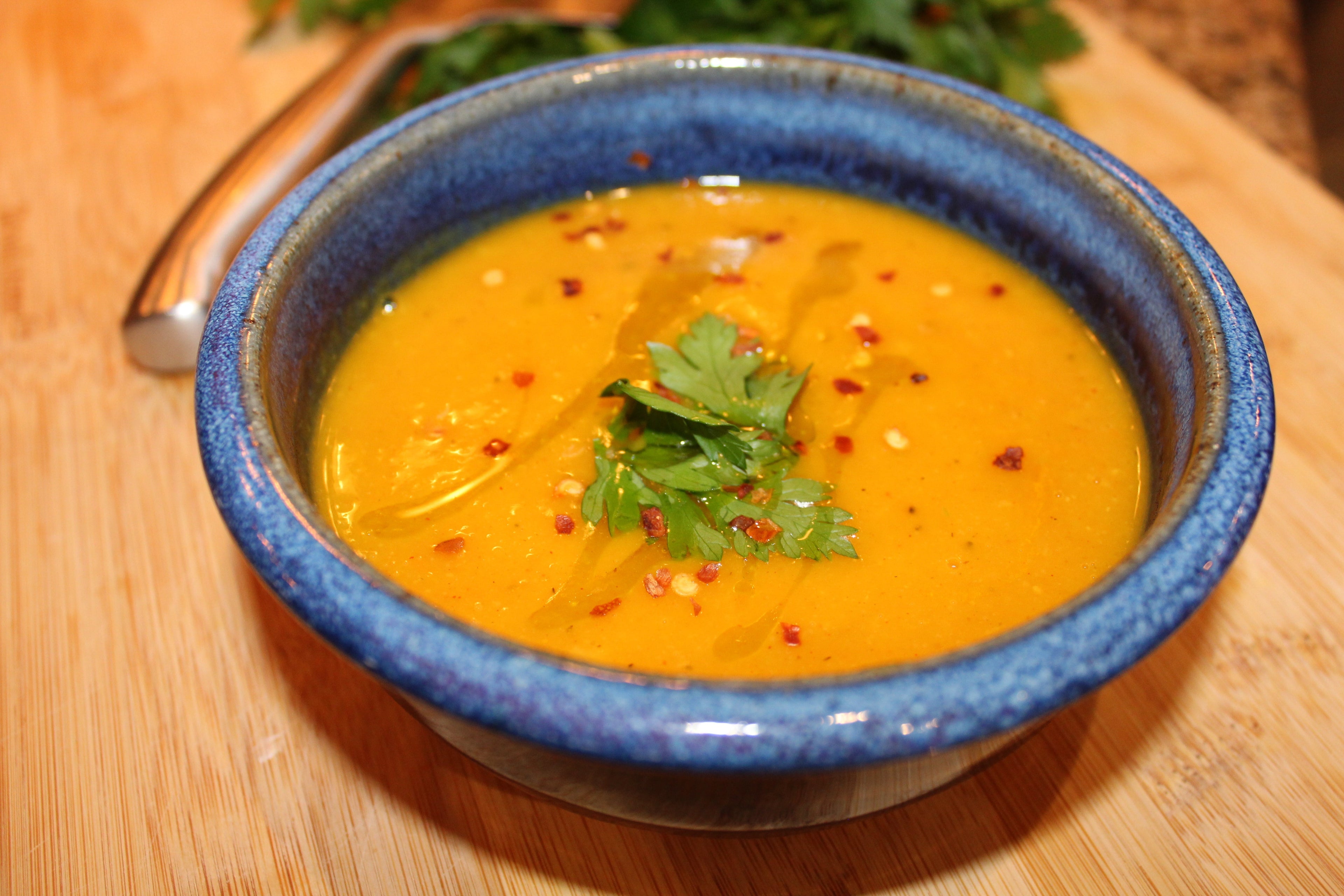 Creamy Coconut Curry Squash Soup